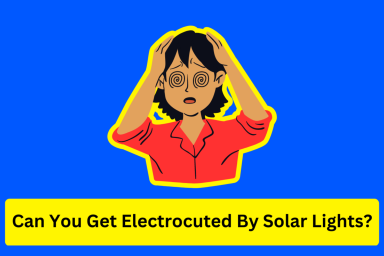 Can you get electrocuted by solar lights?