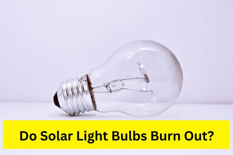 Do solar light bulbs burn out?